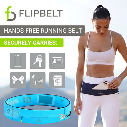 Zipper Running Belt, Waist Pack for Fitness and Running, US Company