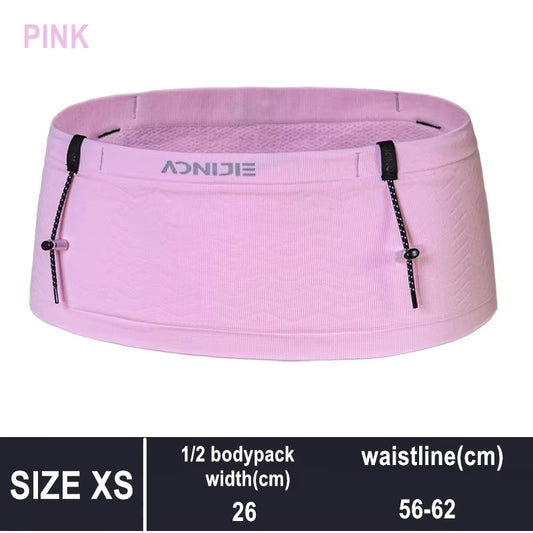 AONIJIE Running Waist Bag No Bounce Trail Running Belt Hydration Waist Pack for Triathlon Gym Fitness Running Accessories W8116