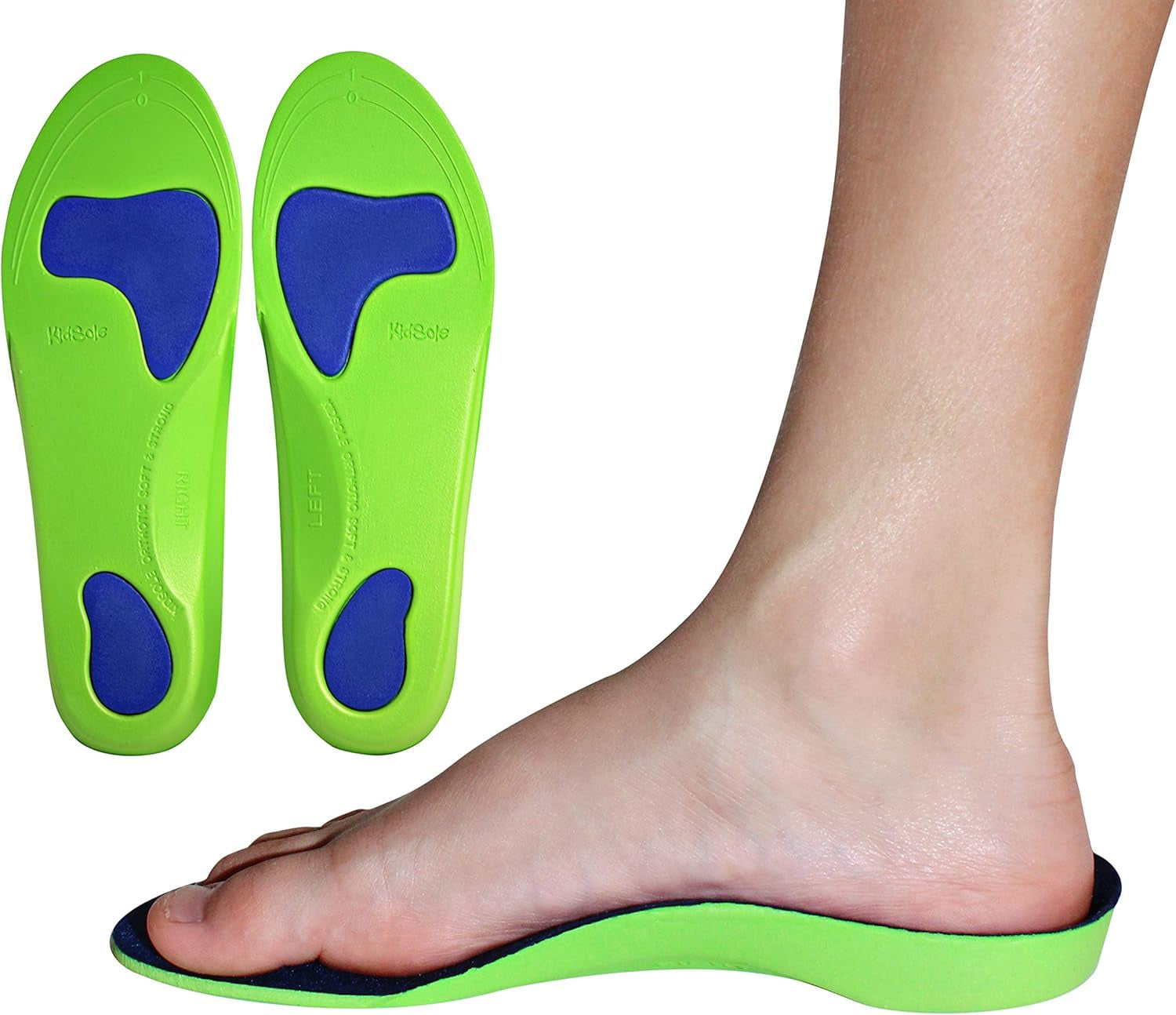 Neon Fix Sport Premium Grade Orthotic Insole Revolutionary Lightweight Soft & Sturdy Orthotic Active Children with Flat Feet Who Need Arch Support