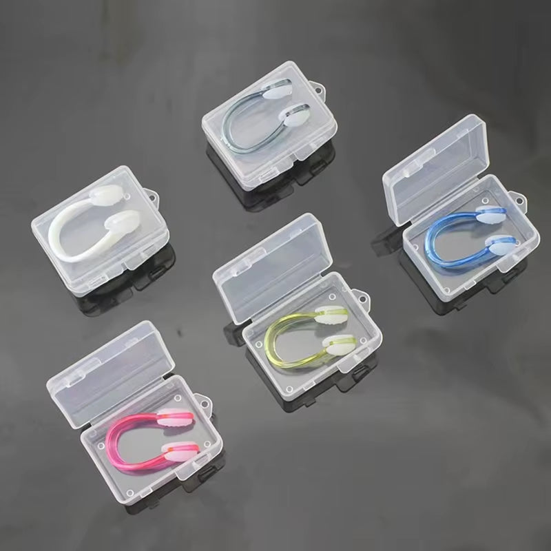 Swimming Nose Clips Swimming Nose Clip Nose Protector Soft Silicone Latex Nose Plugs for Kids and Adults Surfing Diving