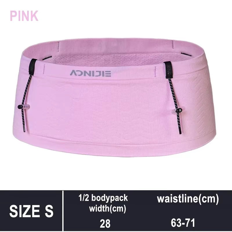 AONIJIE Running Waist Bag No Bounce Trail Running Belt Hydration Waist Pack for Triathlon Gym Fitness Running Accessories W8116