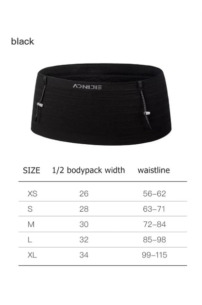 AONIJIE Running Waist Bag No Bounce Trail Running Belt Hydration Waist Pack for Triathlon Gym Fitness Running Accessories W8116