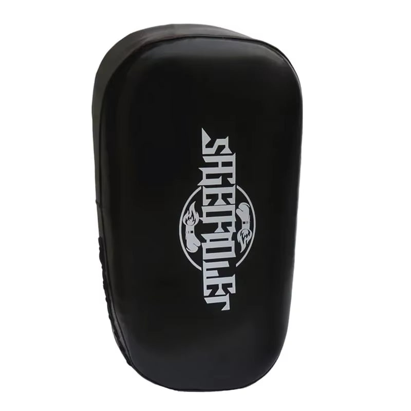 PU Leather Kickboxing Target Professional Curved Boxing Muay Thai Hand Target Arts Taekwondo Karate Training Punching Pads