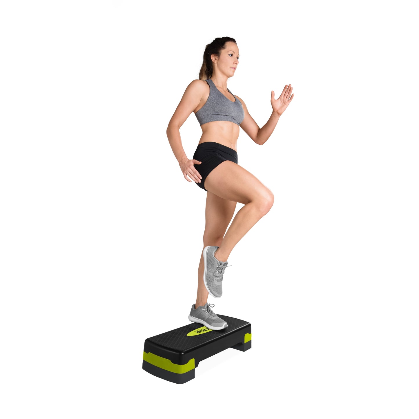 Aerobic Step Platform, Black and Yellow