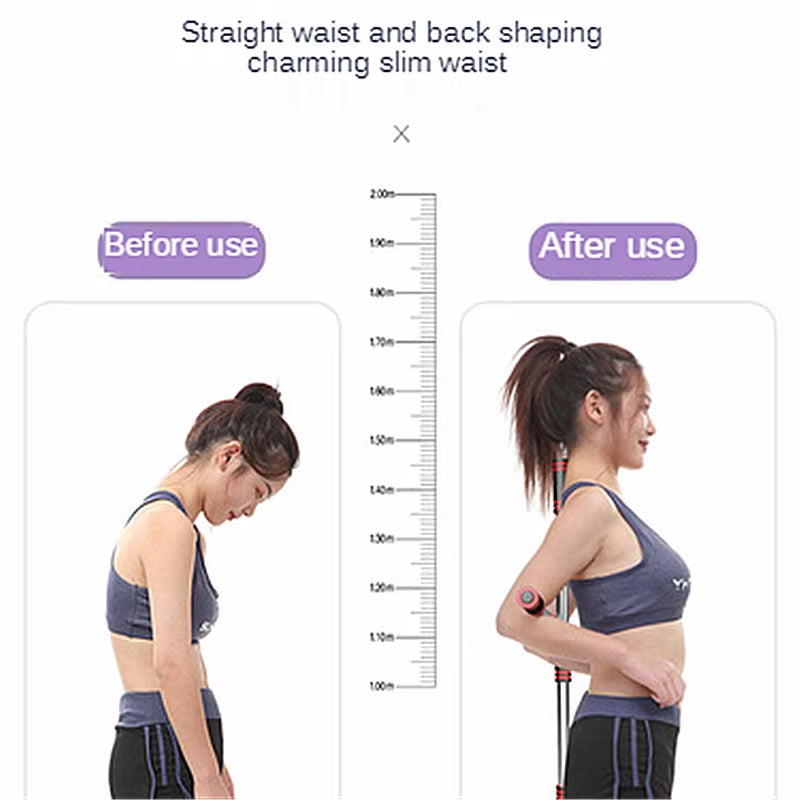 Yoga Pole Open Shoulder Beauty Back Correction Hunchback Artifact Yoga Stick Multifunctional Dance Body Sculpting Home Fitness